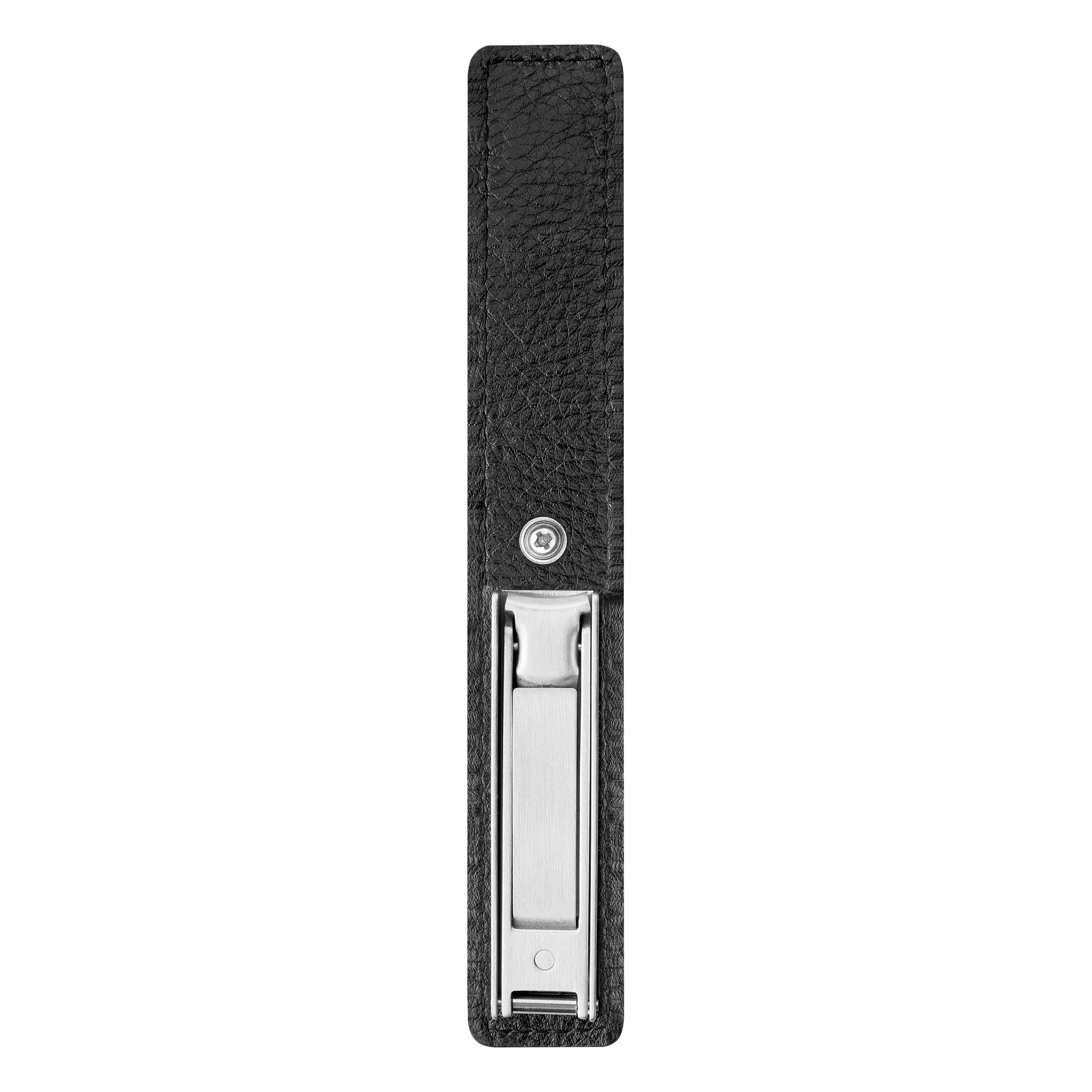 ZWILLING Obcinacz do paznokci z brelokiem (skórzane etui z magnetycznym zapięciem, zintegrowany pilnik do paznokci, lekko zakrzywiona krawędź tnąca), premium, czarny