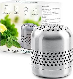 Refrigerator Deodorizer – Lasts for 10 Years, Long-Lasting Odor Eliminator for Fridge, Closet, Car -More Effective Than Baking Soda Charcoal Air Purifier - Nano Catalyst Technology (1 Pack)