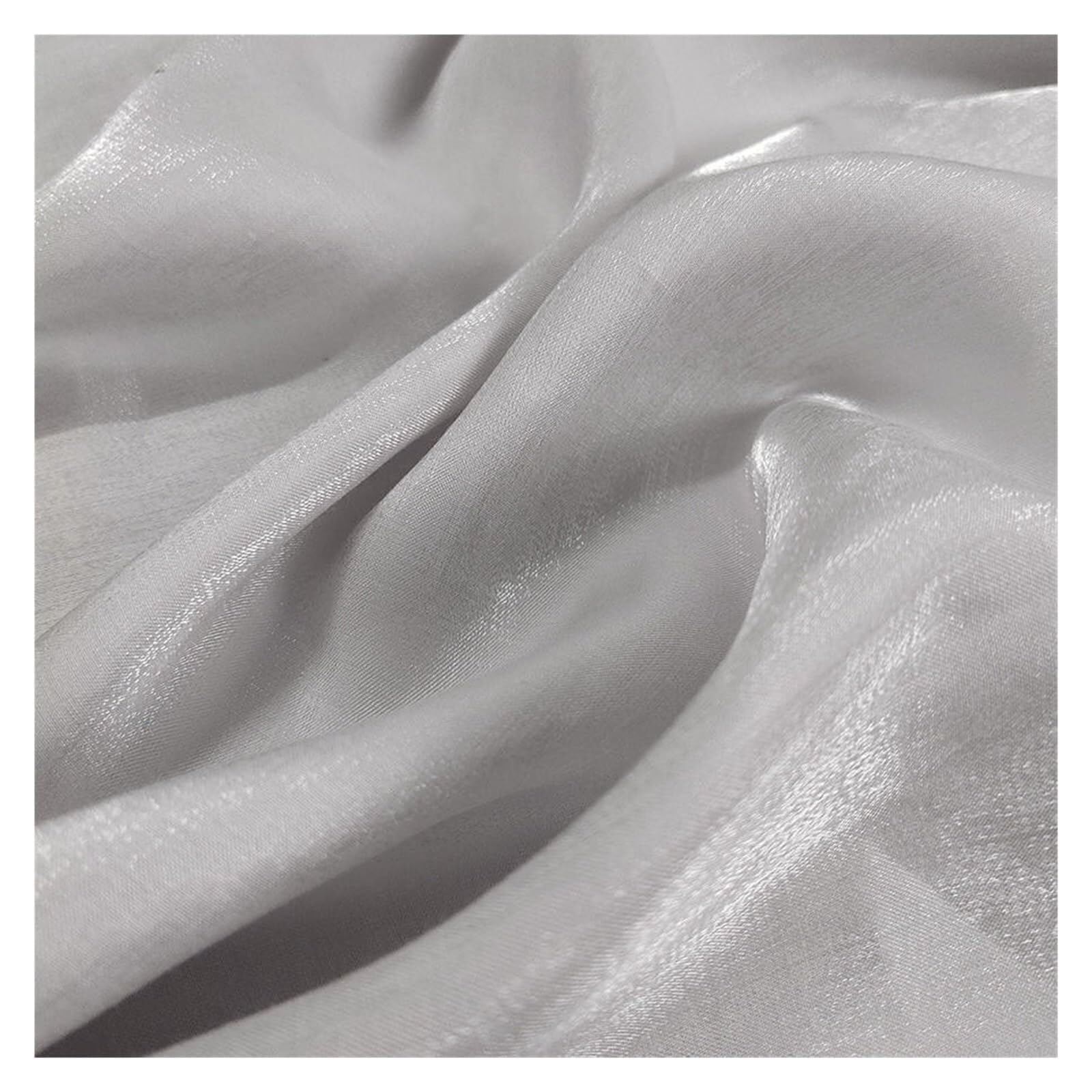 Silk Fabric Glazed Silk Satin Gradient Fabric Hanfu Dress Wedding Shiny Baby Clothes DIY Sewing Cloth 50 * 150cm(16)