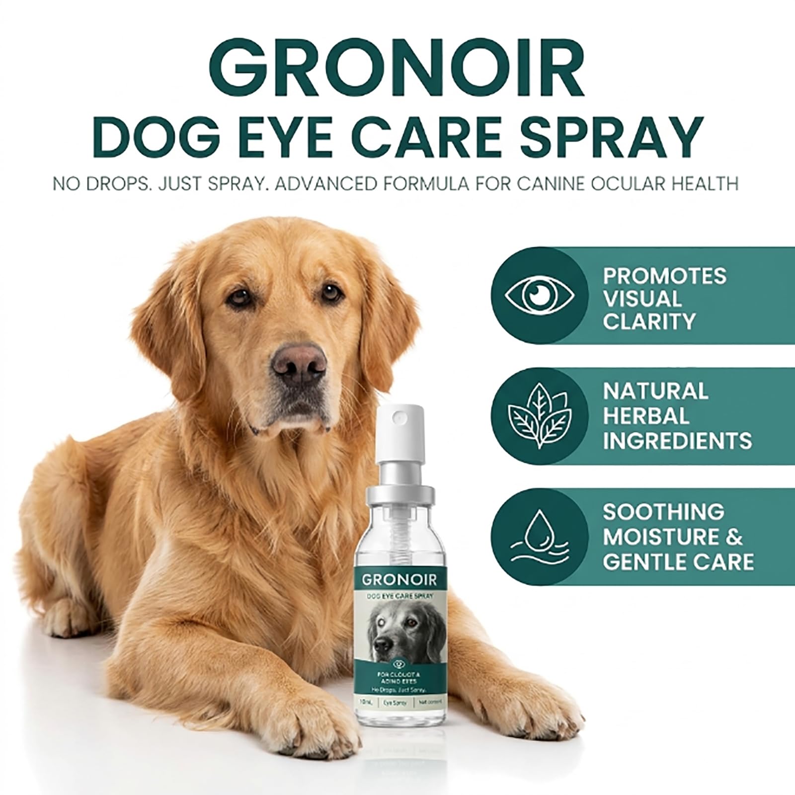 Lutein Eye Spray for Dogs, Hydrates and Moisturizes, 10ml — Amazon image 3