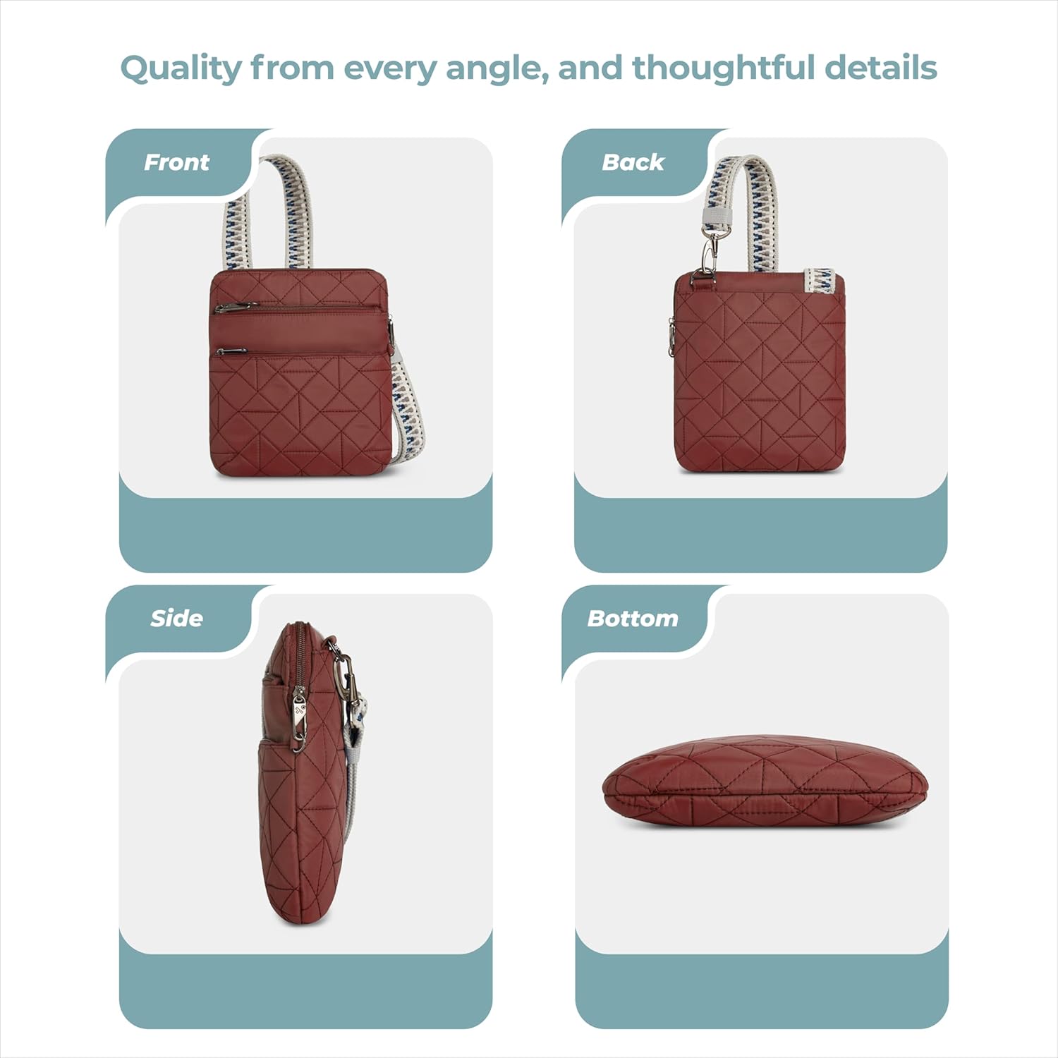 Travelon Anti-Theft Boho Slim Crossbody - Image 5