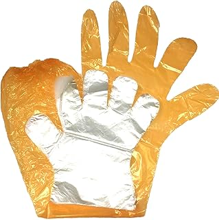 arilaca 100 Pcs Field Dressing Gloves Deer Hunting Extra Long Disposable Gloves Field Dressing Kit Hunting Deer Gutting Gloves Hunting Gloves Deer Cleaning Gloves