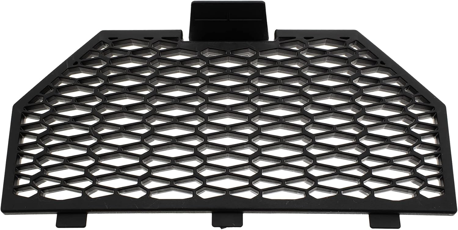 Polaris ATV Radiator Screen, Gloss Black, Genuine OEM Part 5453258-070, Qty 1