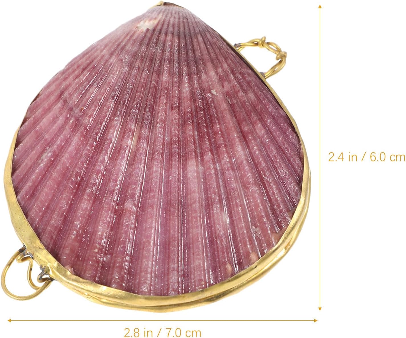 OSALADI Natural Shell Jewelry Box with Hinged Lid for Women Travel image 2