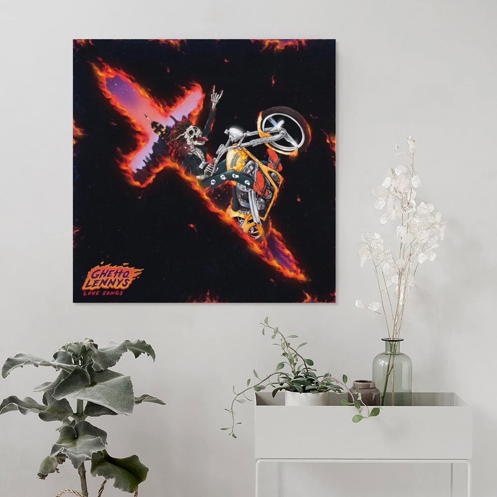 Amazon.com: BRYMOR Saint Jhn Ghetto Lenny's Love Songs Canvas