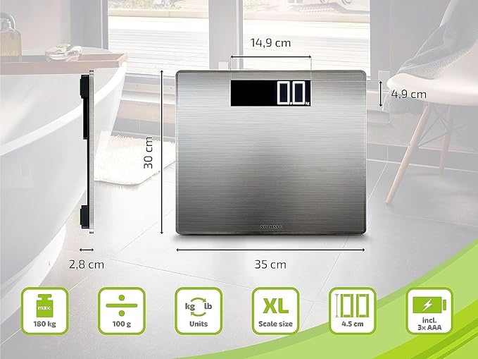 Báscula de Baño Digital Soehnle Style Sense Safe 300 180kg miniatura 7