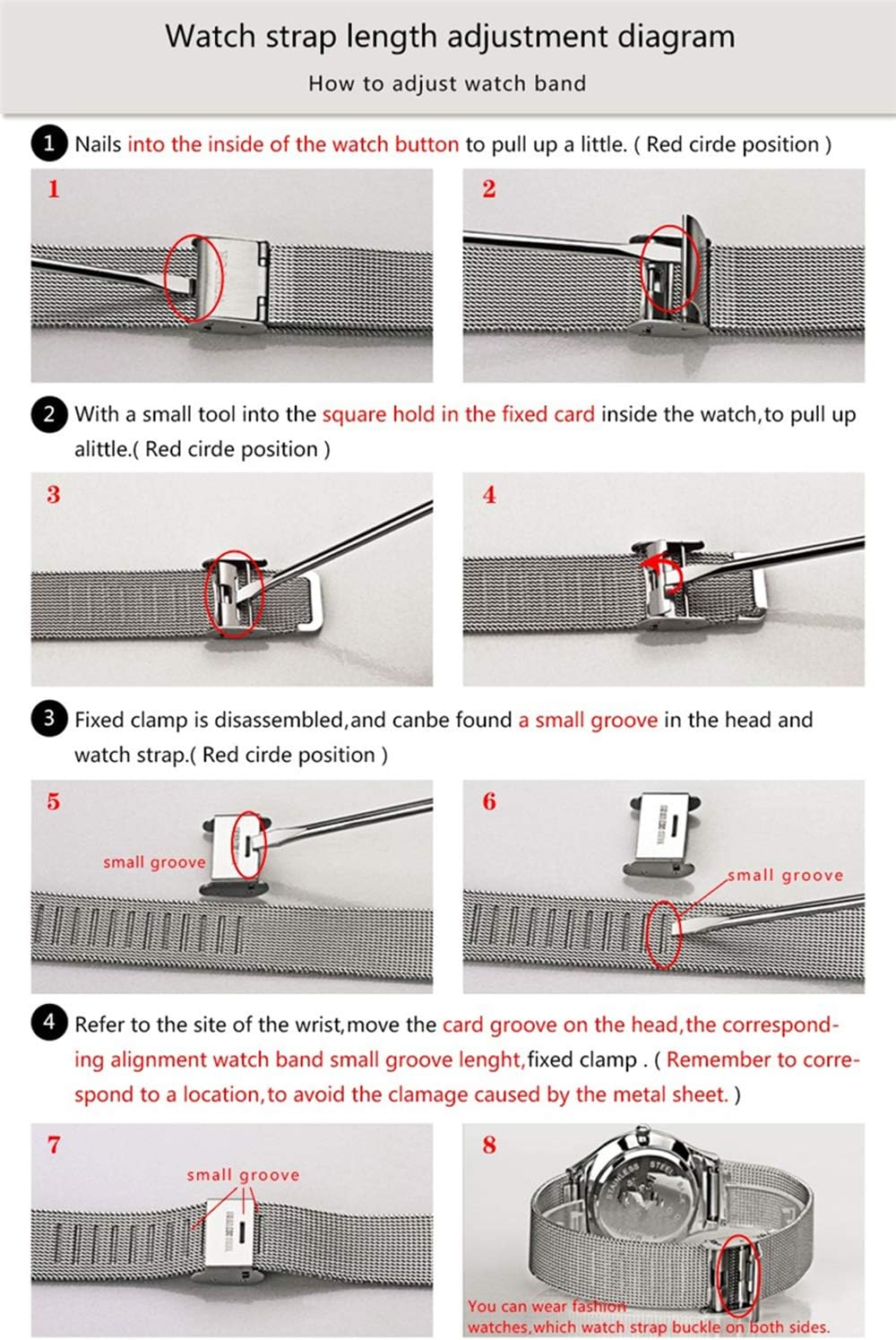 MASTOP Men Watch Ultra Thin Watches Stainless Steel Mesh Band Quartz Wristwatch Fashion Date Waterproof Watches - Image 7