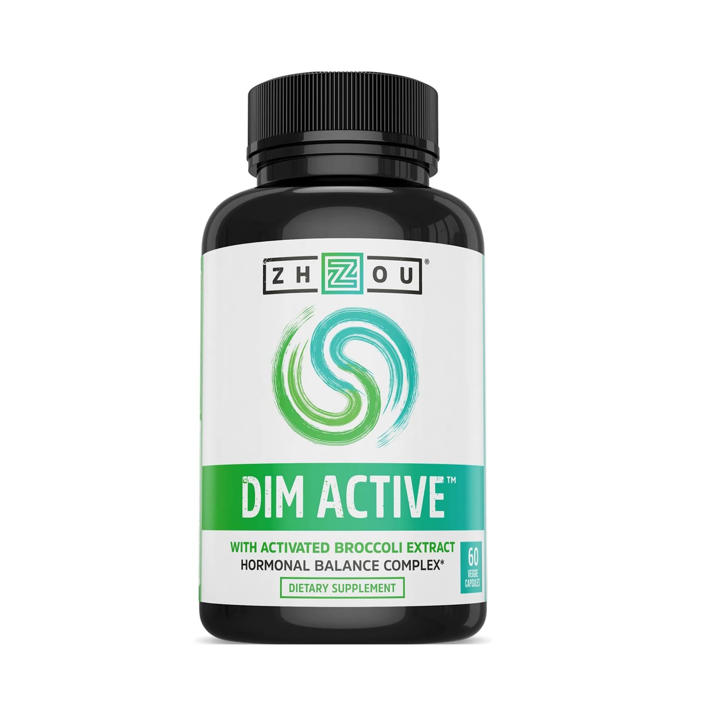 DIM Active - DIM Supplement, Hormone Balance for Women & Men, Hormonal Support with 250mg Diindolylmethane - 60 Vegan Capsules