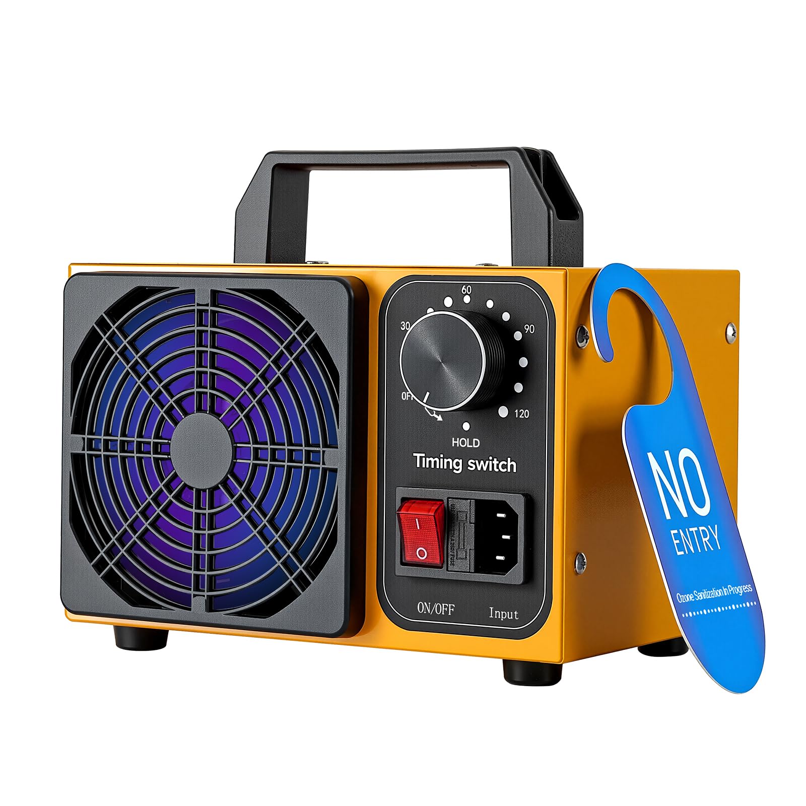 HHGM 98,000mg/h Dual-Fan Ozone Machine Generator High Capacity Ozone Odor Eliminator Odor Removal Air Purifier Ionizer & D...
