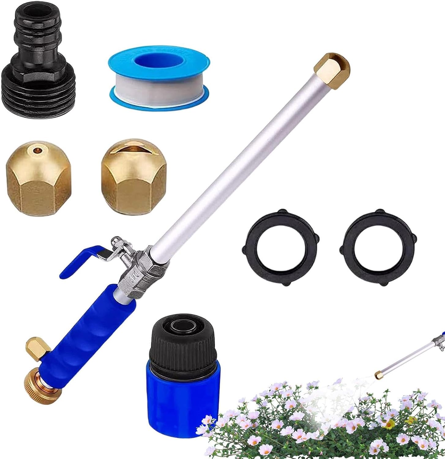 Car Wash Wand, High Pressure Washer Guun, Rotating Pressure Washer Wand Extension