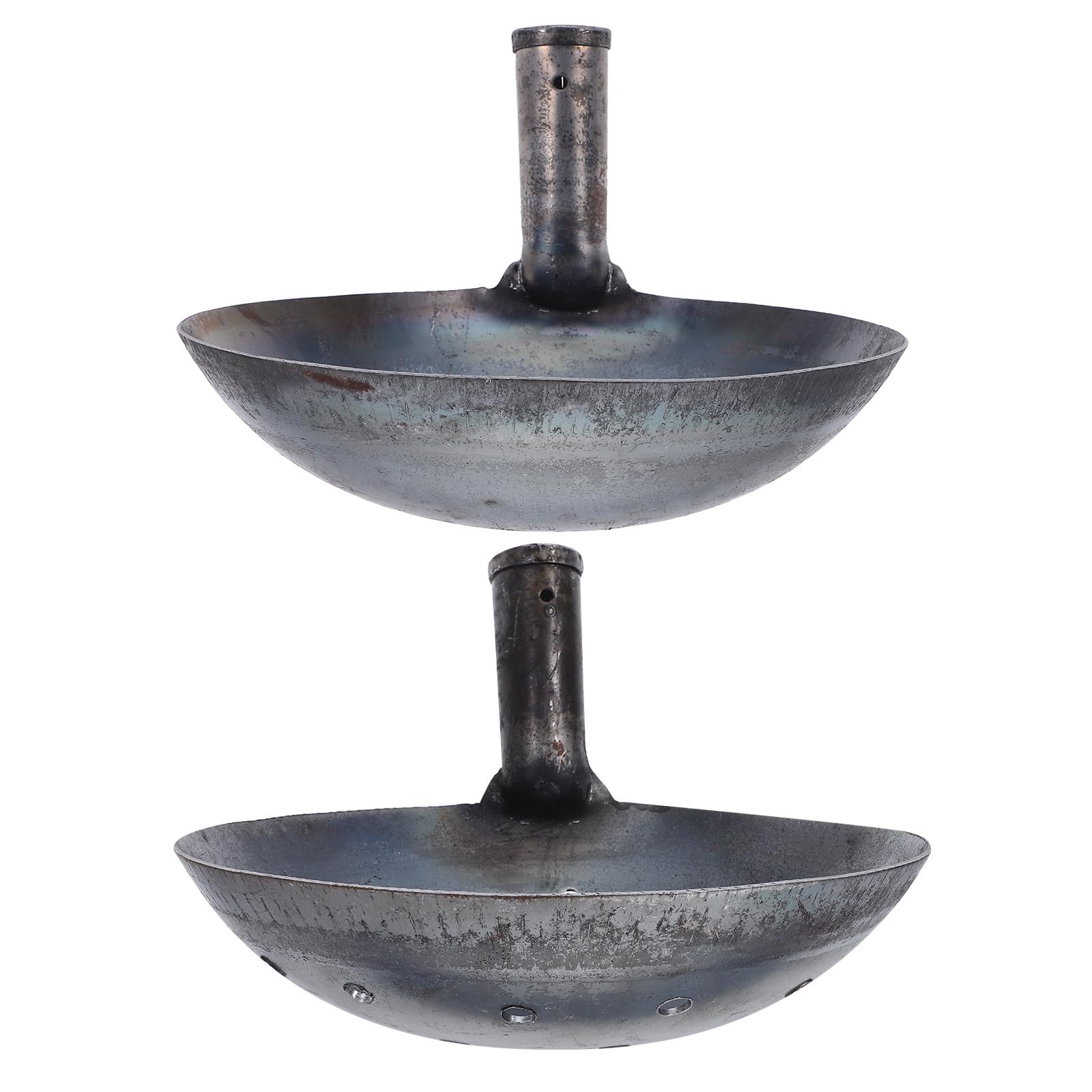 DOITOOL 2 Palas de Metal para Limpieza de Lodo, Pala de Filtro de Hierro, Pala tamizadora con Agujero, Herramientas de jardinería, Pala para Arena de Gatos y gallinero.