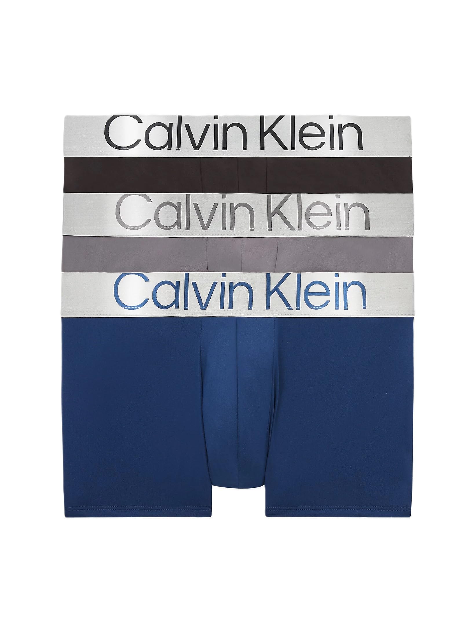 Calvin Klein Low Rise Trunk 3pk 000nb3074a Boxer de Tiro bajo Hombre (Pack de 3)