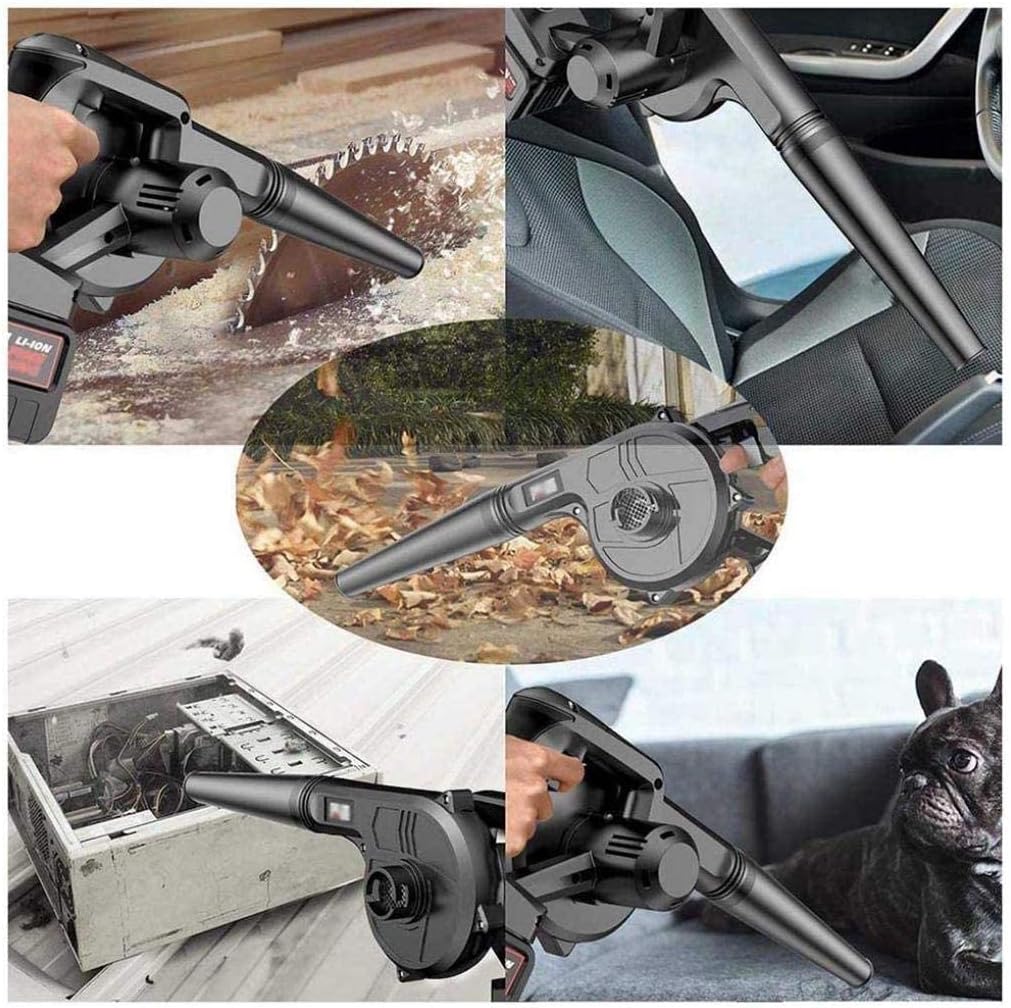 Garden Blower and Vacuum Shredder Lightweight 3-in-1 Electric Leaf Blower 7-Speed Regulation Dual Battery 48800H (Single Battery 41800H) (Single Battery 44800H)