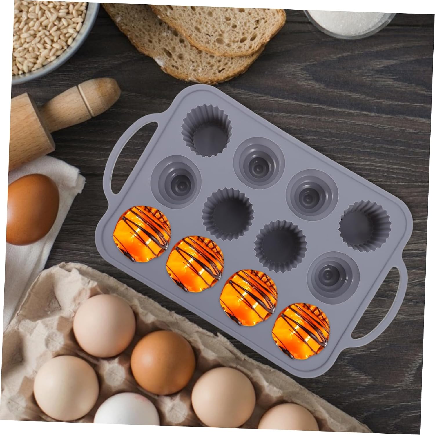 Zerodeko Silicone Molds for Cake Baking Cavity Cookie Molds Fun Cake Molding Moulds