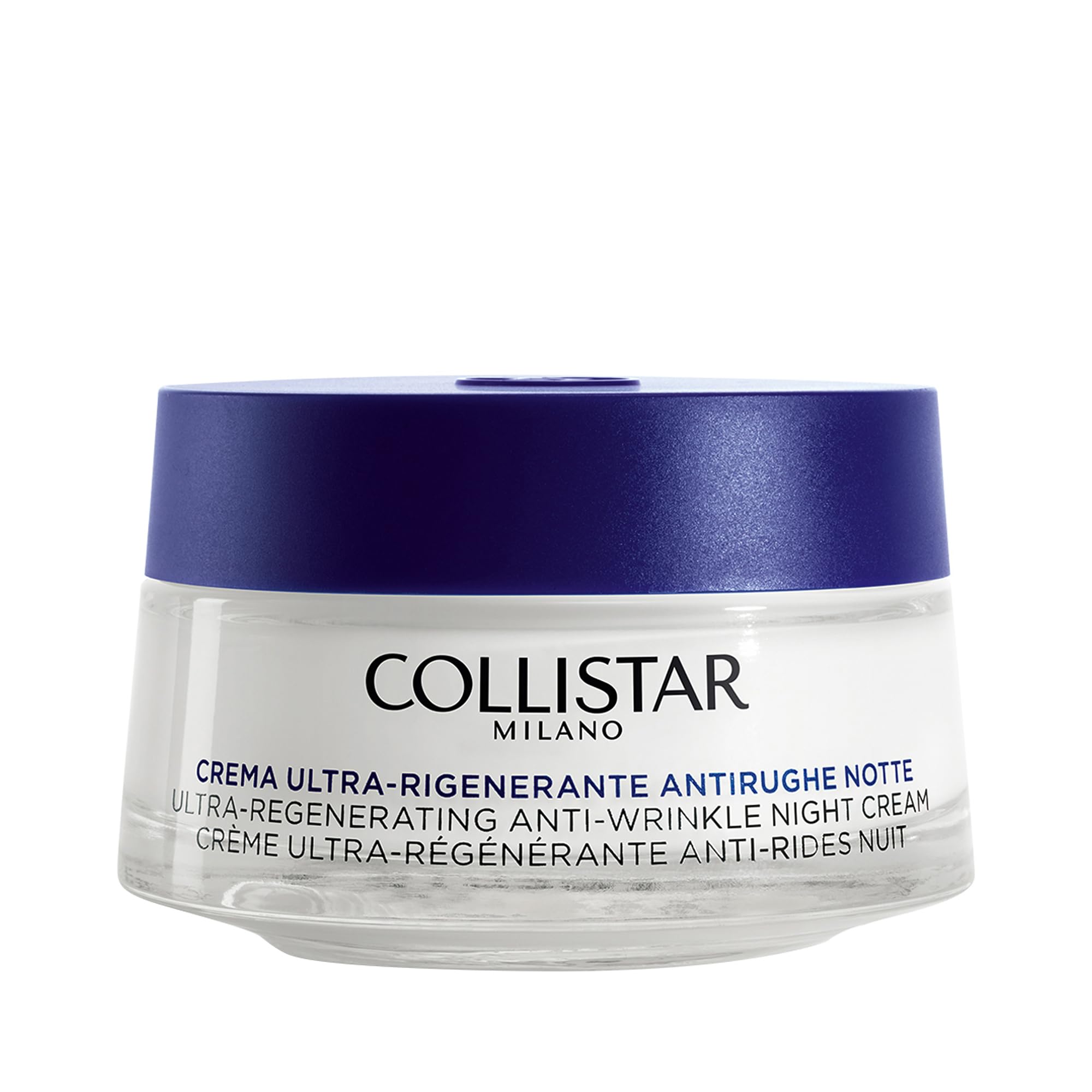 Collistar ultraegenerierende Anti-Falten-Nachtcreme, konzentrierte Gesichts- und Halscreme mit regenerierender Anti-Falten- und Aufhellungswirkung, für reife Haut, 50 ml