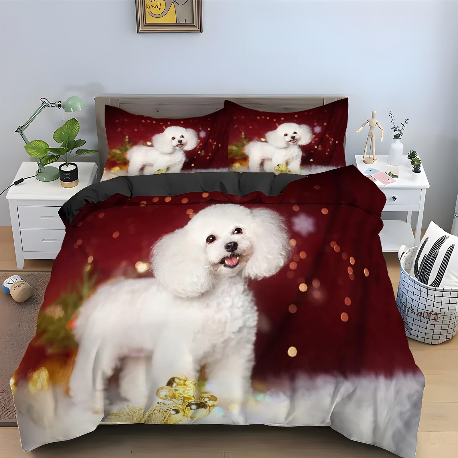 Parure de lit chiot 200x200 pour créer une ambiance cocooning et chaleureuse