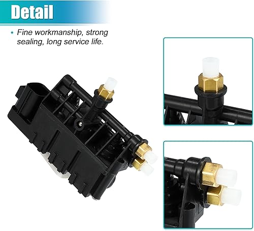 Miniatura 5 de X AUTOHAUX RVH000095 Suspensión neumática delantera EAS Válvula de transferencia de bloque de válvula para Land Rover LR3 2005-2009 para Land Rover
