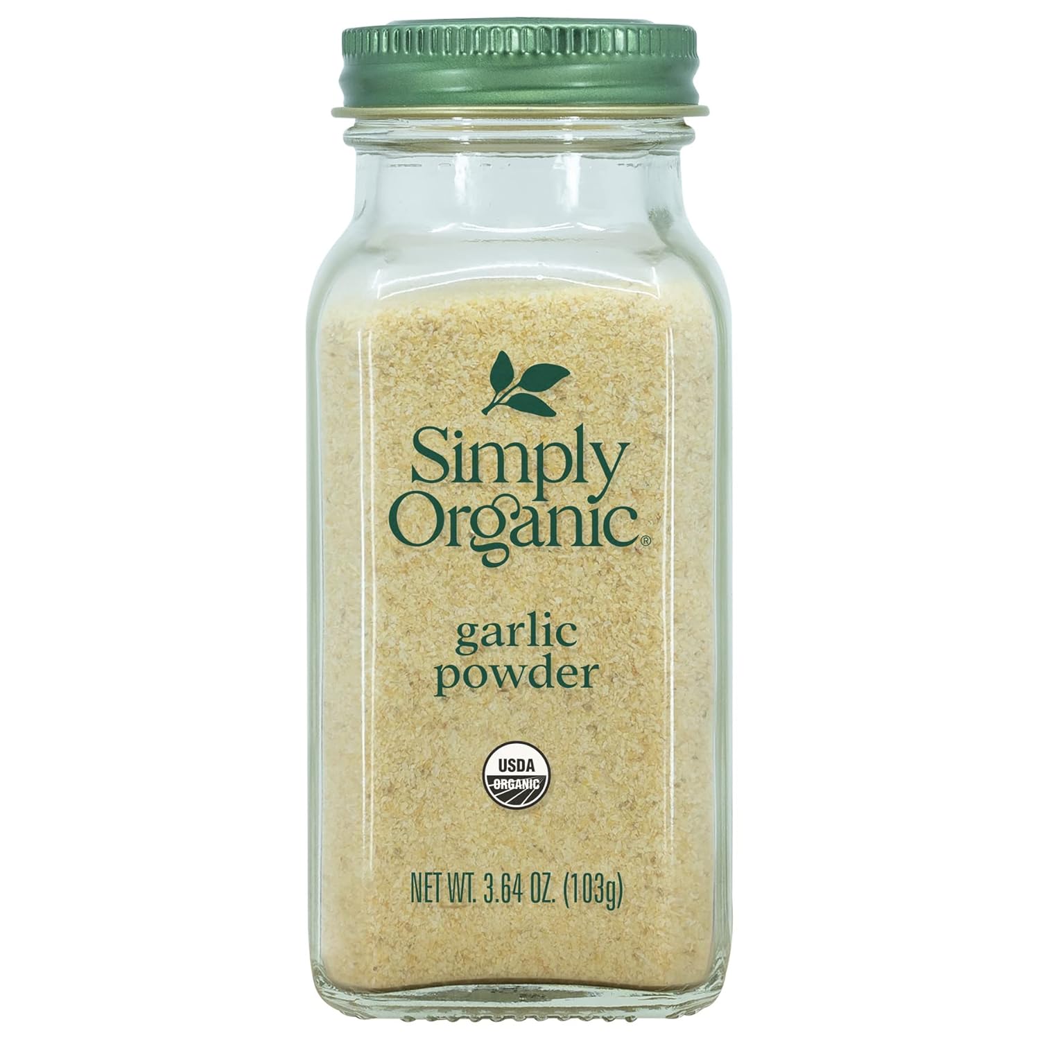 Simply Organic Garlic Powder Certified Organic, 3.64-Ounce Container USDA Organic