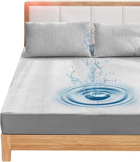 Amazon ボックスシーツ 防水シーツ ベッドシーツ防水タイプ 綿100 タオル地 マットレス 敷き布団カバー 完全防水加工 介護シーツ おねしょ シーツ 洗える 防ダニ マットレスカバー ベッドカバー 抗菌 防臭 クイーン 160 0cm グレー ボックスシーツ オンライン通販 Amazon ボックスシーツ 防水シーツ ベッドシーツ防水タイプ 綿100 タオル地 マットレス 敷き布団カバー 完全防水加工 介護シーツ おねしょ シーツ 洗える 防ダニ マットレスカバー ベッドカバー 抗菌 防臭 クイーン 160 0cm グレー ボックスシーツ オンライン通販