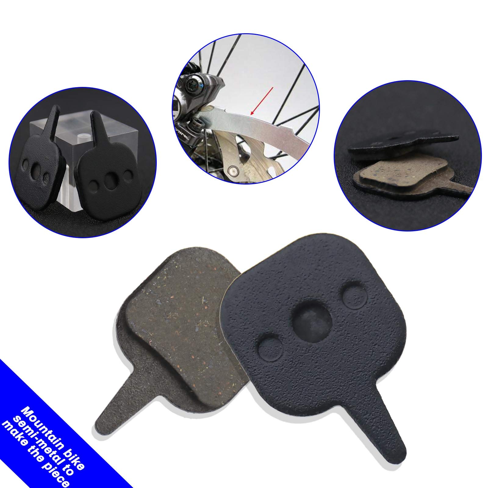 Joogee Scheibenbremsbeläge 4 Paar - Kompatibel Mit TRP Tektro