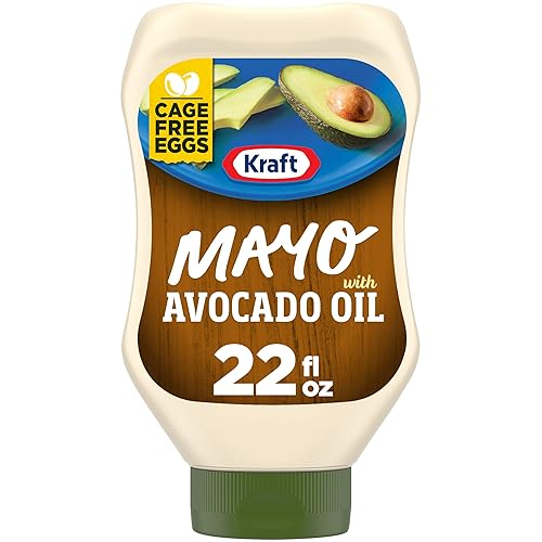 Kraft Mayonesa de aceite de aguacate de mayo (botella de 22 onzas)