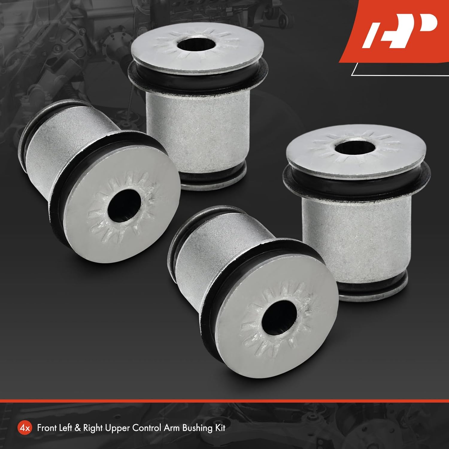 A-Premium Set of 4, Front Upper Control Arm Bushing Kit, Compatible with 1995-2011 Ford & Mazda & Mercury, Explorer, Explorer Sport Trac, Ranger, B2300, B2500, B3000, B4000, Mountaineer