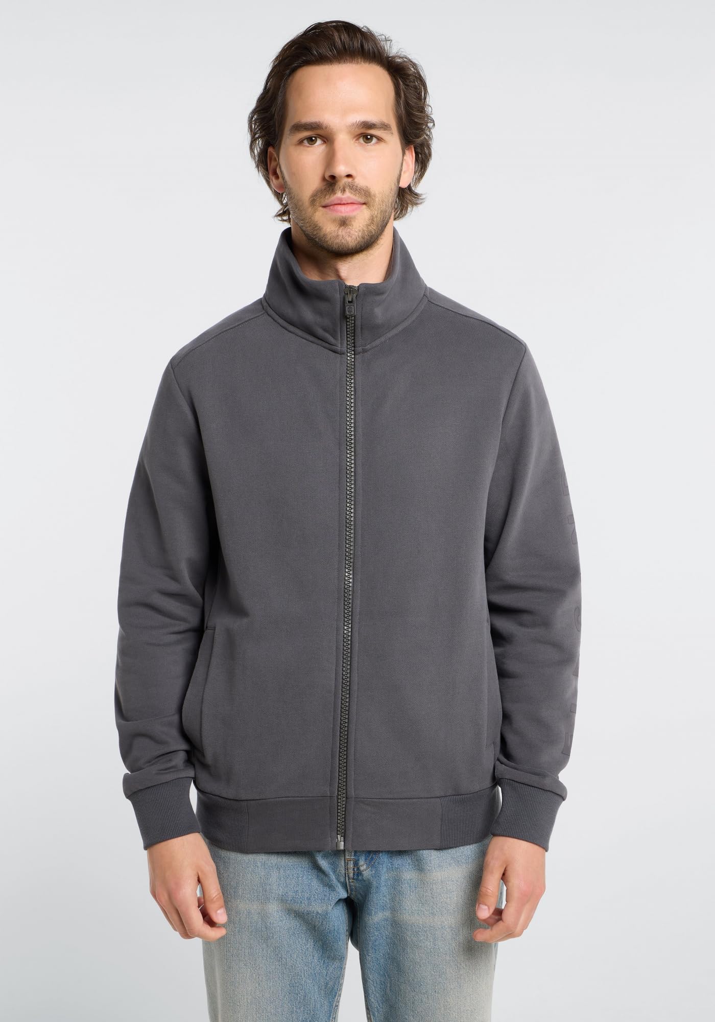 Elbsand Herren Sweatjacke ESMLevin Freizeitjacke mit Stehkragen