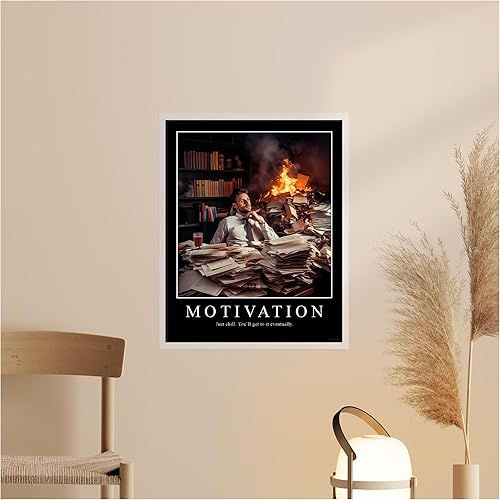 Miniatura 7 de Studio101 Póster demotivacional – Impresión artística humorística de 16 x 20 pulgadas con imágenes llamativas – Decoración de pared para aquellos