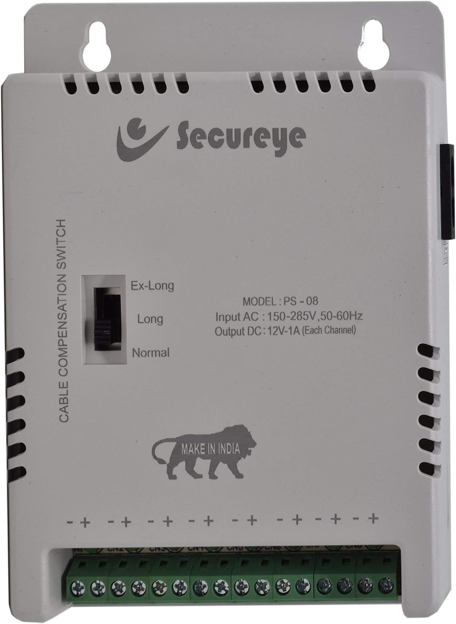 Sponsored Ad - Secureye Security Camera's CCTV Power Supply for 8Channel (12V 10Amp) SMPS