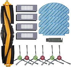 16 Pcs Accessories Set Replacement for Yeedi Vac/Vac Max/Vac Station/Vac 2 Pro Robot Vacuum Main Side Brush Mop Pad Filter Replacement Parts