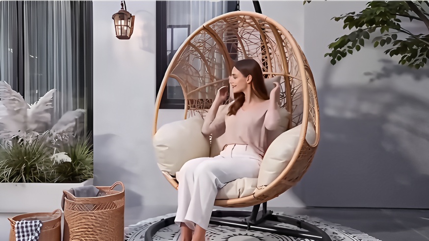 Amazon.com: LUTINLIX Oversized Hanging Egg Chair Outdoor Indoor