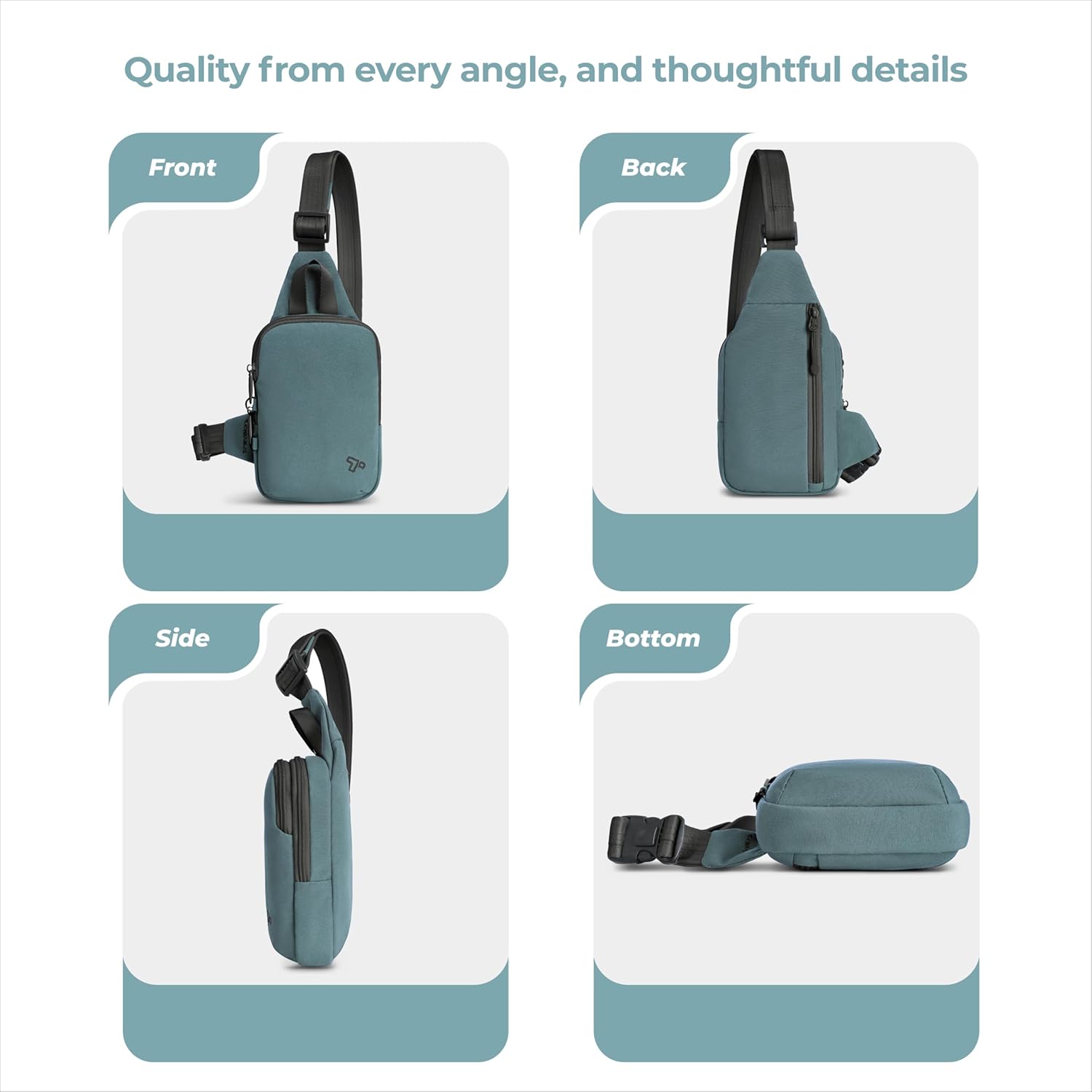 Travelon Anti-Theft The Voyages Compact Sling - Image 5