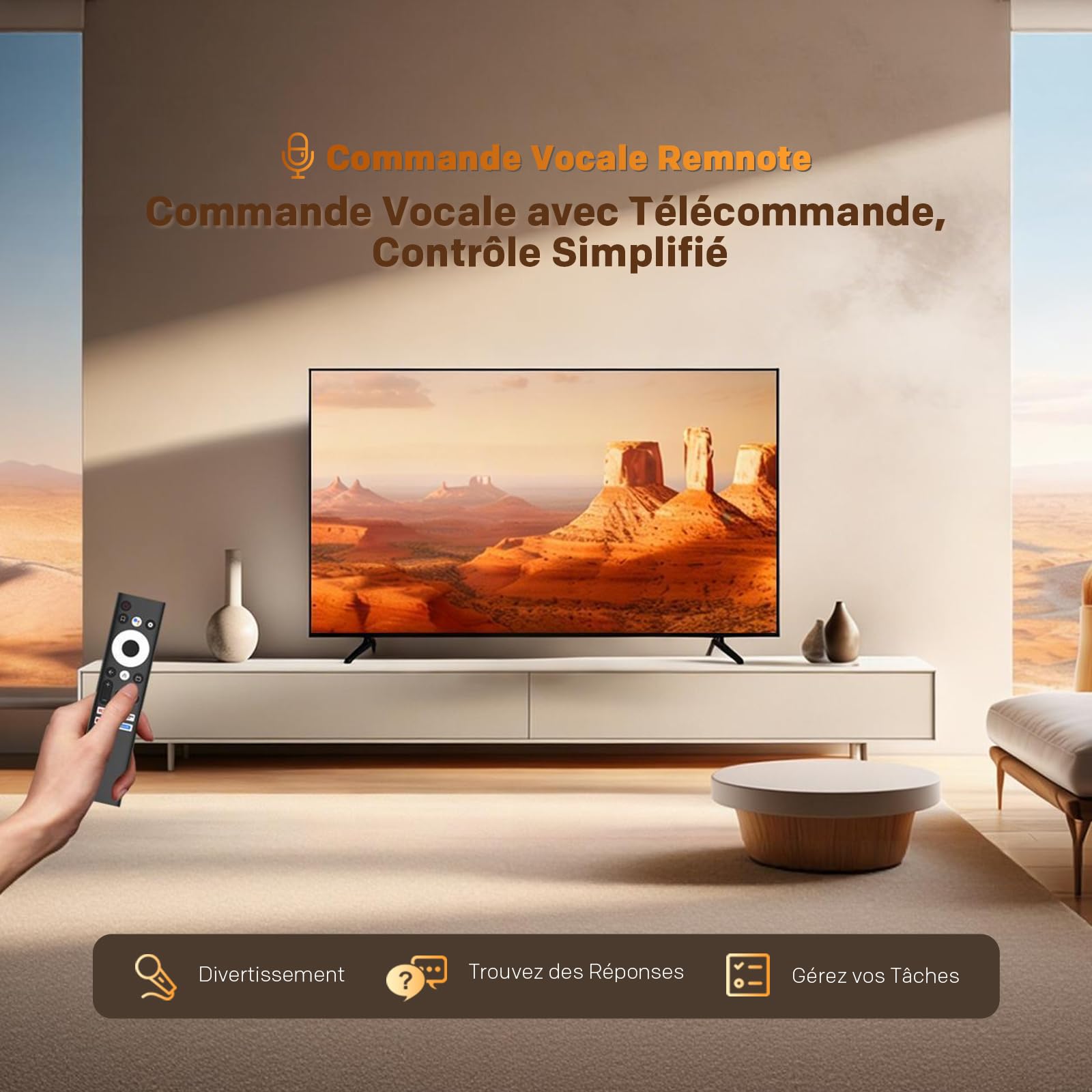 coocaa 40 Pouces (100 cm) Smart TV FHD Television LED, QLED, HDR 10 Dolby Audio Bluetooth 5,1 Tuner DVB-T/T2/C/S/S2 CI+ Low Blue Light, 1.5GB (40CTQH38Z, 2026 Nouveau Modèle)