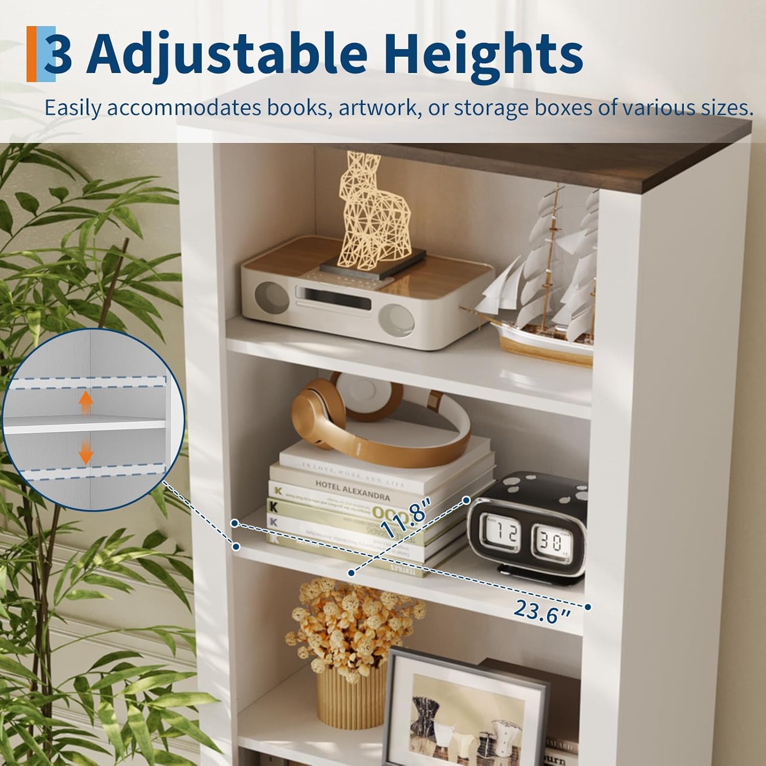 Image showing adjustable shelf heights