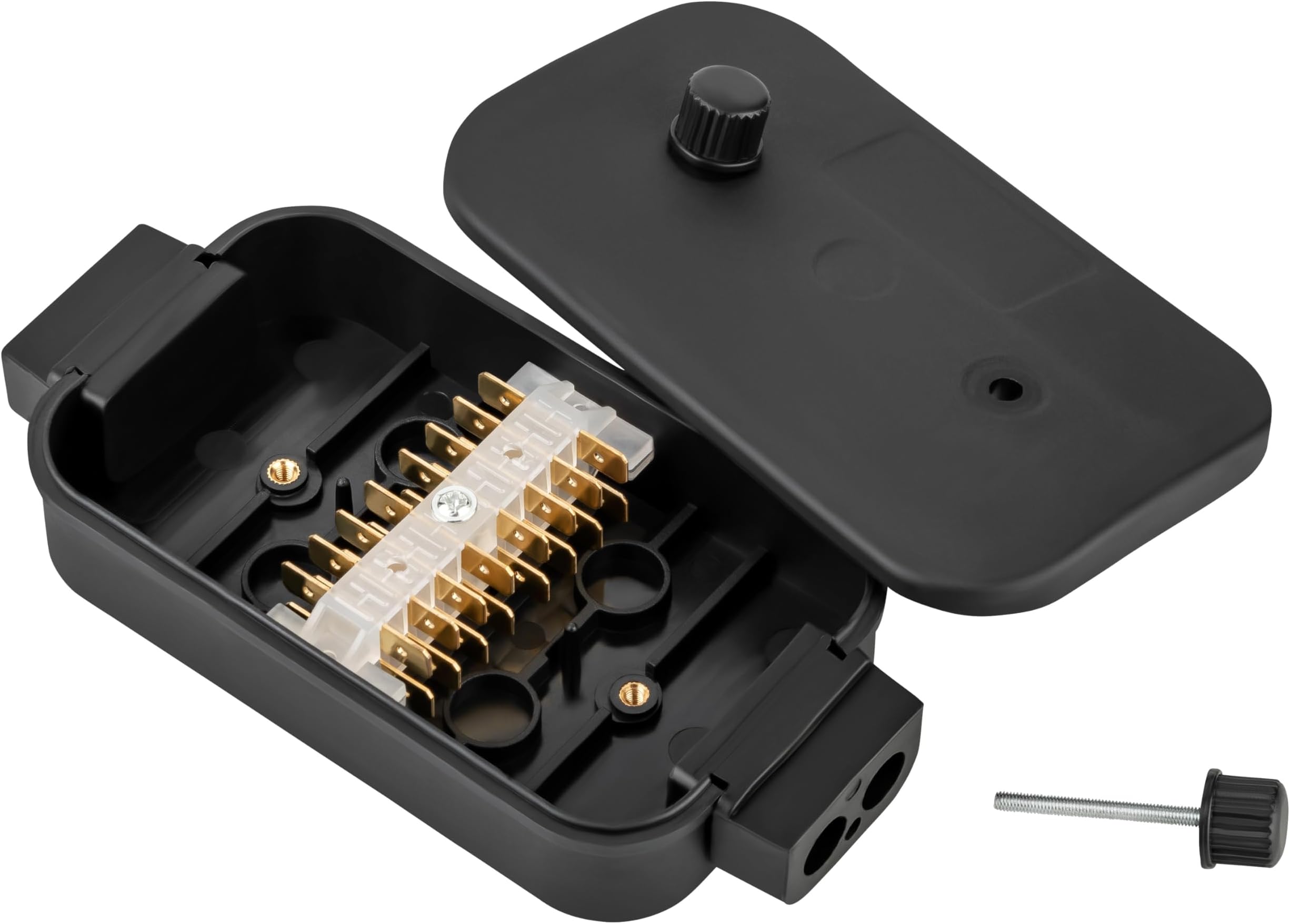 AUTOLIGHT 24 Junction Box for Trailer 8 x 4 Pin Junction Box Plastic