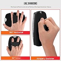 Vista 3 de Exfoliante Corporal de Silicona - Infundido con Anti Zinc - Cerdas Altamente Elásticas Exfoliante Corporal para Ducha, Reducción de Celulitis, Negro