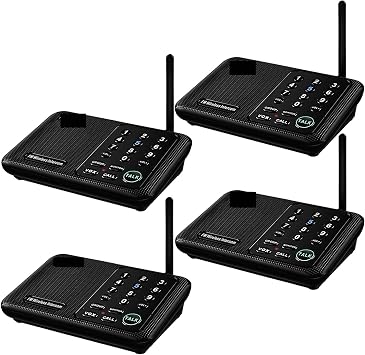 Wireless Intercom, 10 Channel Wireless Home Intercom System for House Business Offices 1 Mile Long Range Room to Room Communicate
