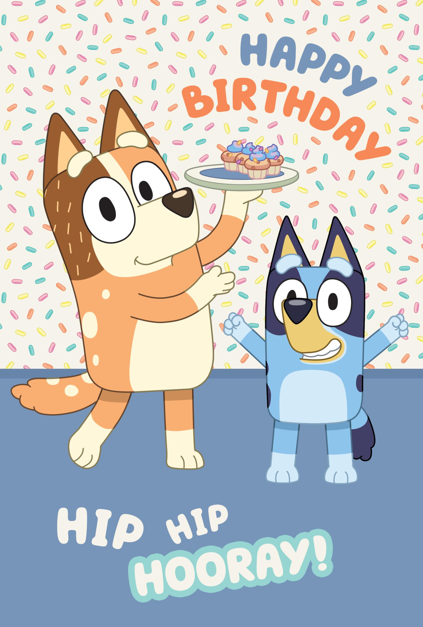 BLUEY BIRTHDAY CARD