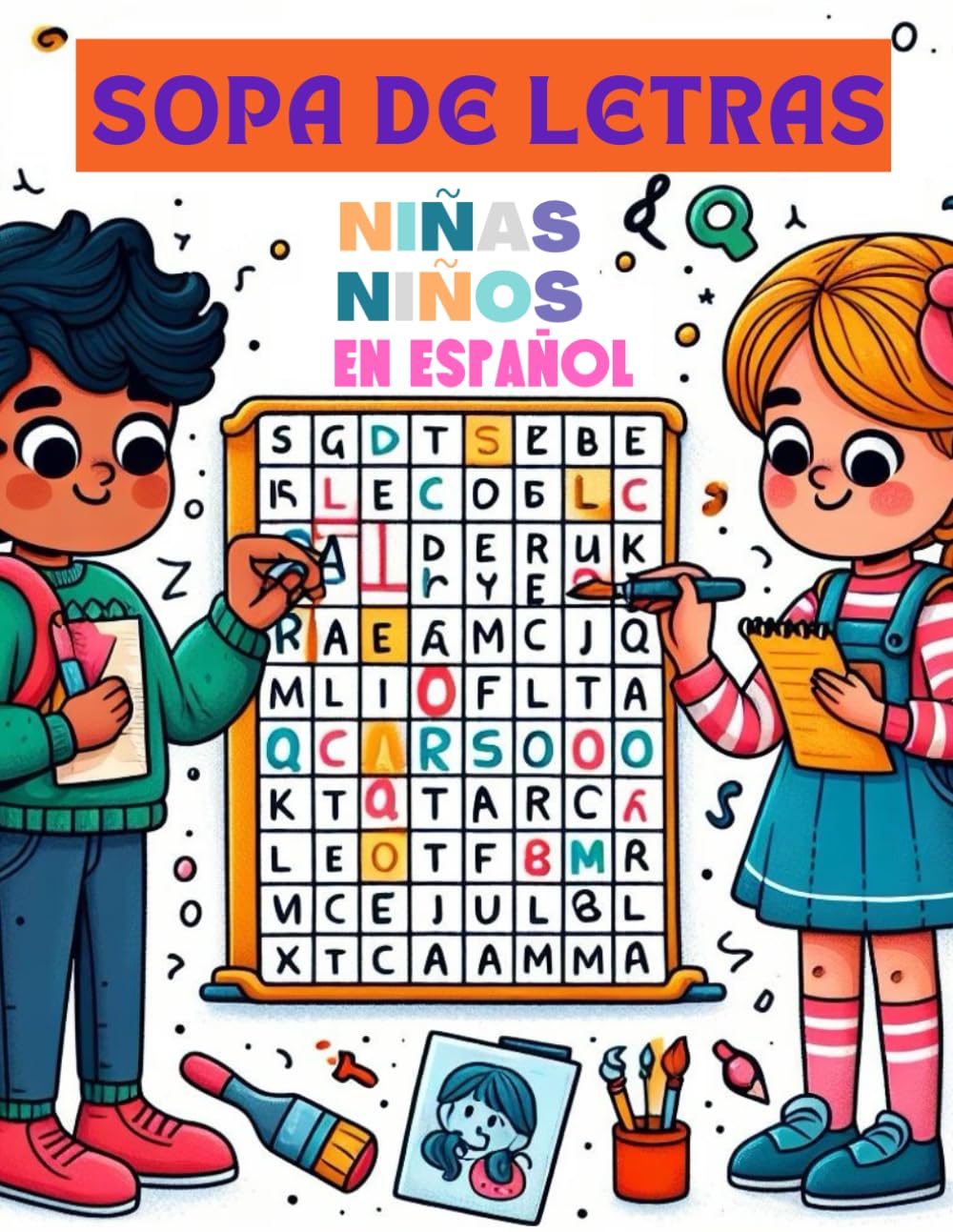 SOPA DE LETRAS PARA NIÑAS Y NIÑOS EN ESPAÑOL: 36 sopas de letras, 1.080 palabras para encontrar, con temática variada para niñas y niños de 6 a 13 ...