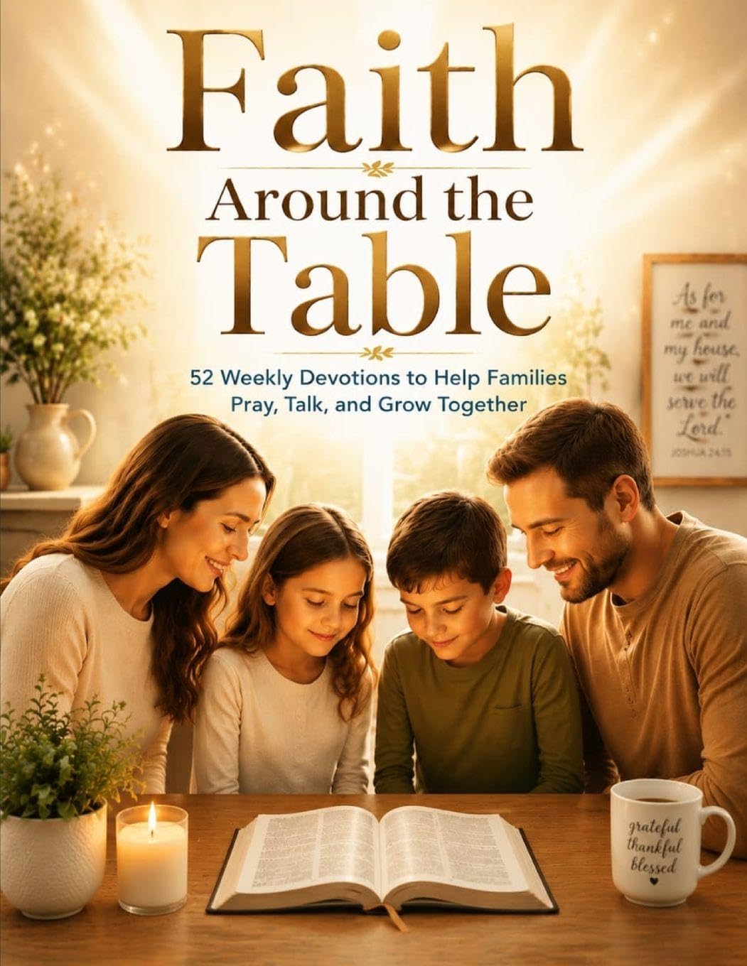 Faith Around the Table: 52 Weekly Devotions to Help Families Pray, Talk, and Grow Together