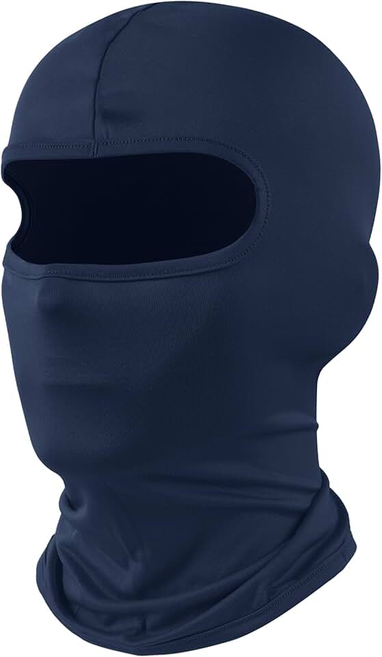 Máscara de esqui Balaclava, cobertura facial para o verão, respirável, à prova de vento, para motocicleta, esqui, ciclismo, atividades ao ar livre
