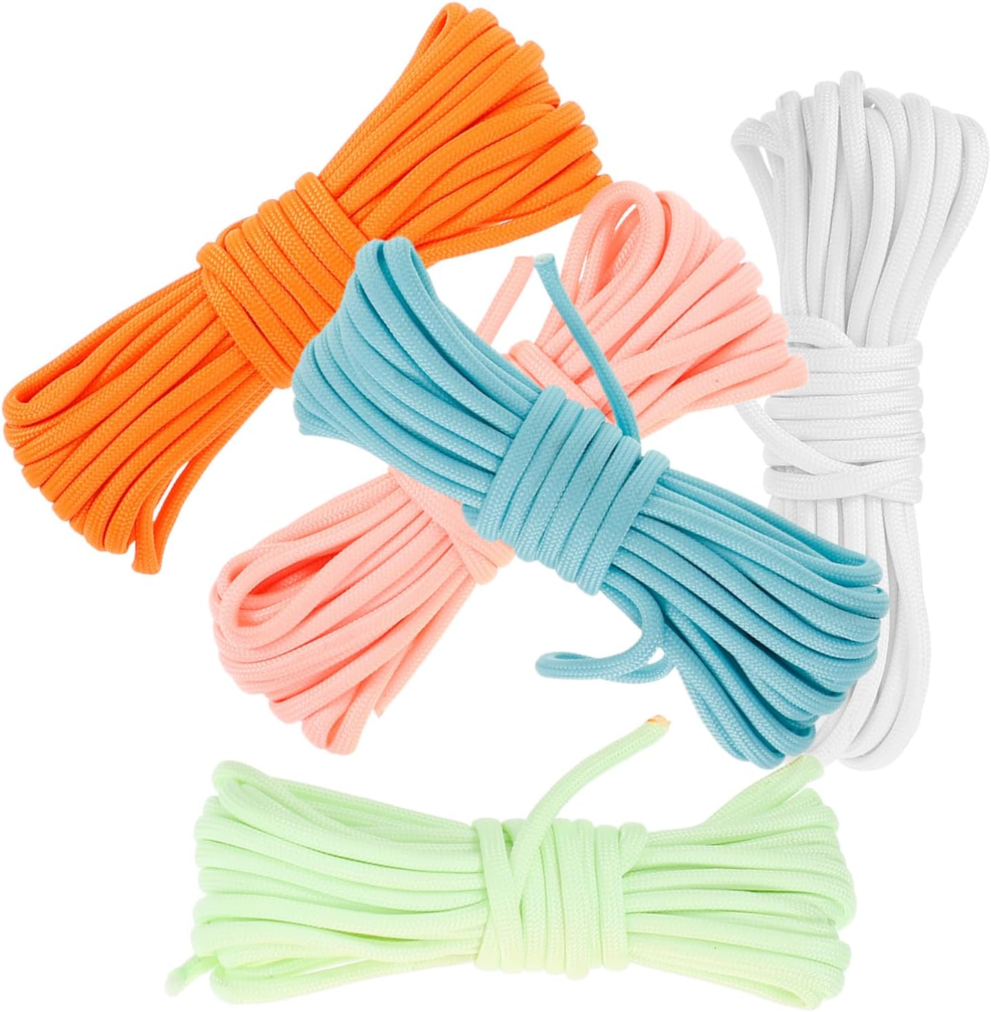 Multi-Function Outdoor Tent Ropes 5m Length 4mm Width Durable Camping Umbrella Cords Skid Resistance Perfect for Camping Picnics