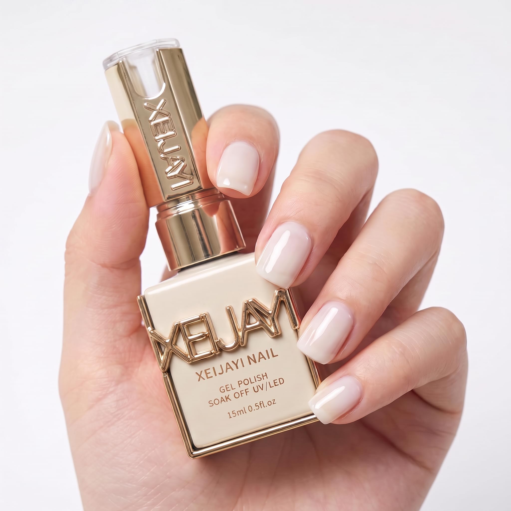 Amazon.com: XEIJAYI-Milky White Gel Polish Series – Soak-Off UV
