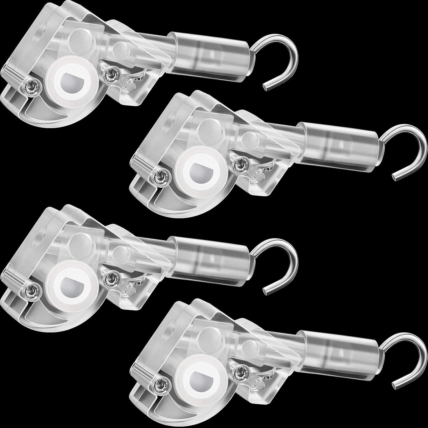 Blind Wand Tilt Control Wand Tilter, 4 Pcs Heavy Duty Low Profile Wand Tilter, for 1 inch Mini