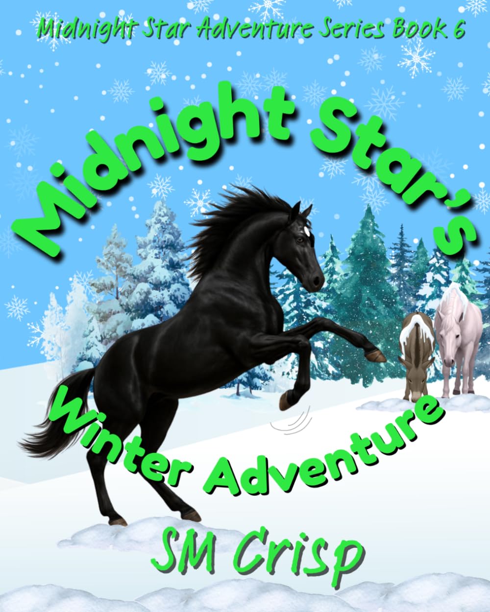 Midnight Star's Winter Adventure: A Horse Story for Children (Midnight Star Adventure Series)