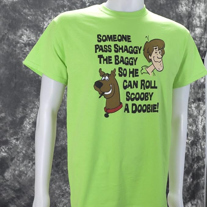 Roll Scooby a Doobie on Green Shirt 