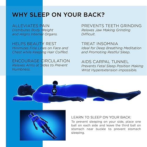 Miniatura 5 de Nov 2023 Posicionador de sueño mejorado  Dispositivo de terapia posicional  Ayuda antironquidos y respiración  Previene las arrugas del pecho y la