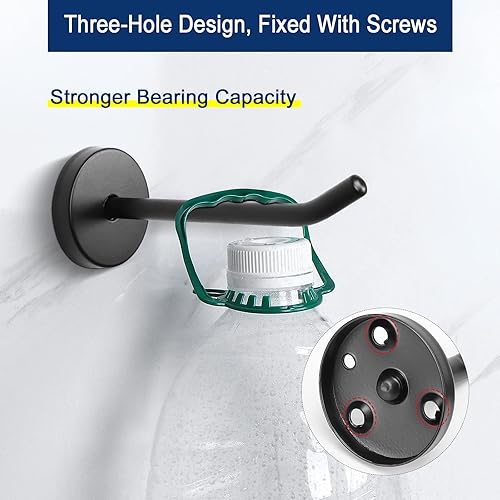 Miniatura 4 de NearMoon Ganchos para colgar abrigos, ganchos de montaje en pared para colgar sombrero, bata Hurse, perchas de acero inoxidable 304 resistentes para