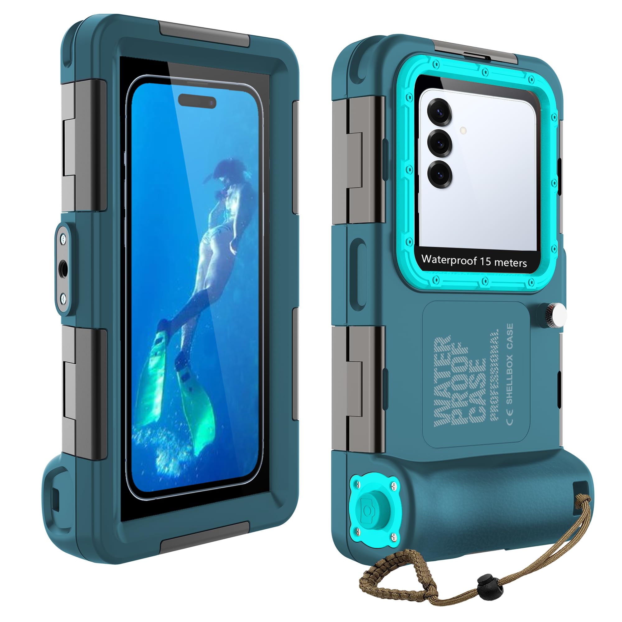 Amazon.co.jp: ShellBox ケース 防水ダイビングフォンカバー 水中