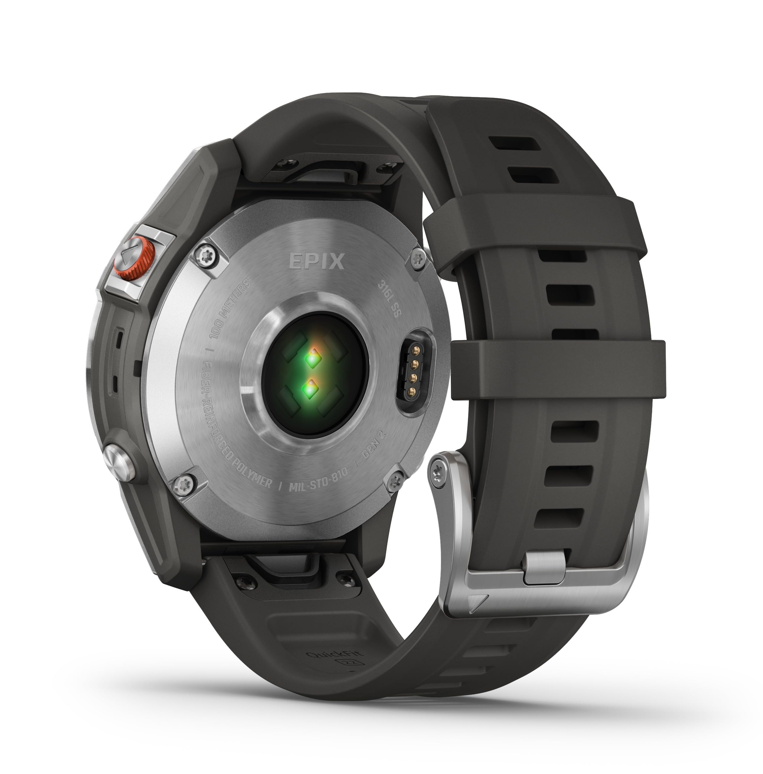 Garmin EPIX 2, Reloj GPS Multideporte con Pantalla táctil AMOLED, Funciones Superiores, frecuencia cardíaca, mapas y música, TU EU